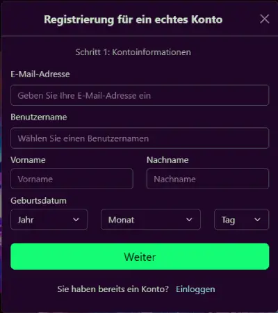 Avantgarde Registration